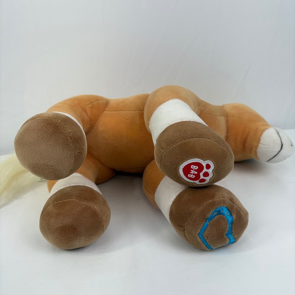 Build-A-Bear Horse & Hearts Riding Club Palomino American Quarter Horse Plush - Picture 4 of 6